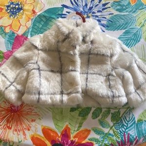 Janie and Jack faux fur jacket